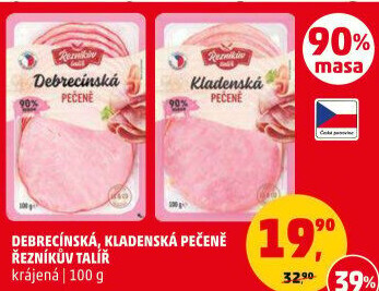 Debrecínská pečeně Řezníkův talíř
