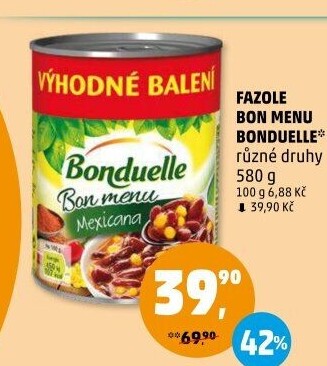 Fazole Bon Menu Bonduelle