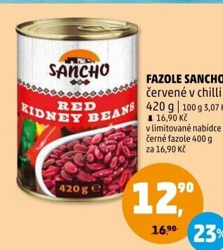 Fazole červené v chilli omáčce Sancho