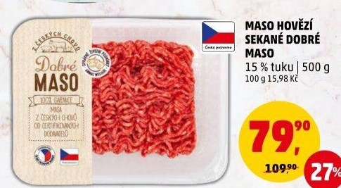 Hovězí mleté maso Dobré maso