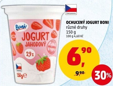 Jogurt ochucený Boni