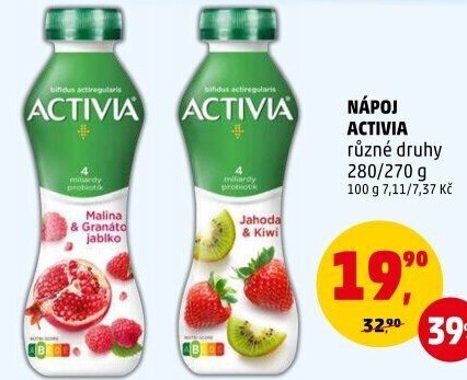 Jogurtový nápoj Activia Danone