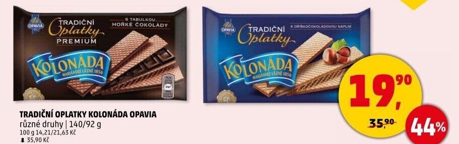 Oplatky Kolonáda Opavia