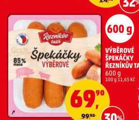 Špekáčky výběrové Řezníkův talíř