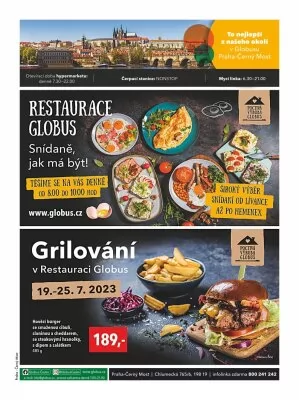 akční leták Globus 19.7.2023-25.7.2023