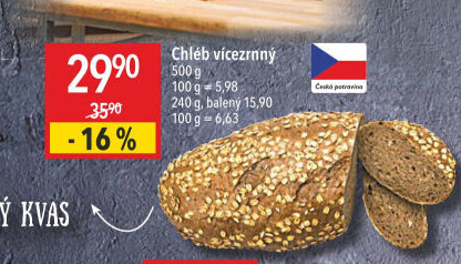 Chléb vícezrnný