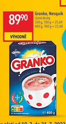 Instantní kakao Granko