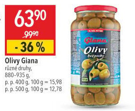 Olivy zelené Giana