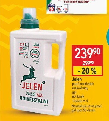 Prací gel Jelen