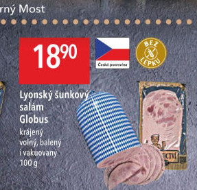 Salám lyonský šunkový Globus