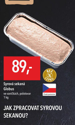 Sekaná syrová Globus