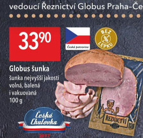 Šunka nejvyšší jakosti Globus
