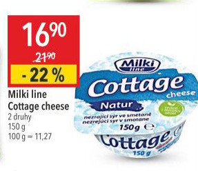 Sýr Cottage Milki line