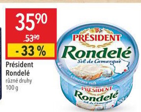 Sýr termizovaný Rondelé President