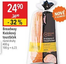 Toustový chléb kváskový Breadway