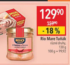 Tuňák filety v oleji Rio Mare