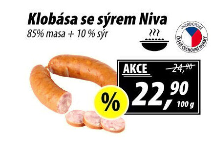 Klobása s nivou