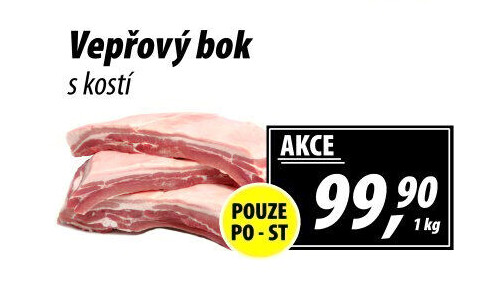 Vepřový bok s kostí