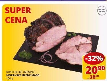 Moravské maso uzené Kostelecké uzeniny