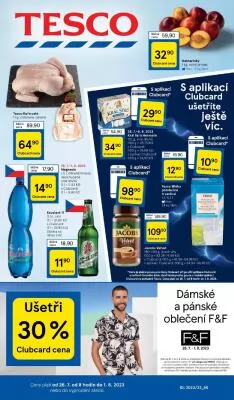 akční leták Tesco 26.7.2023-1.8.2023