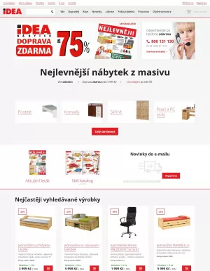 akční leták IDEA nábytek 25.7.2023-31.7.2023