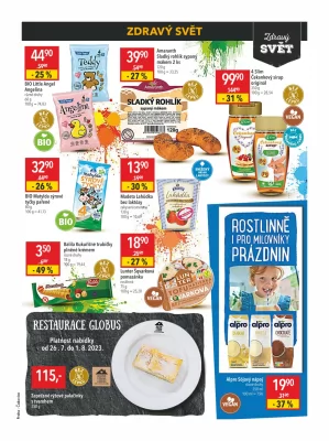 akční leták Globus 26.7.2023-1.8.2023