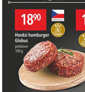Hovězí hamburger Globus