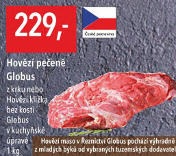 Hovězí pečeně z krku Globus