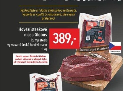 Hovězí Rump steak Globus