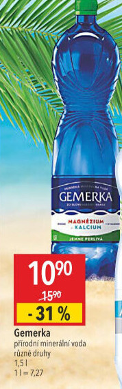 Minerální voda Gemerka