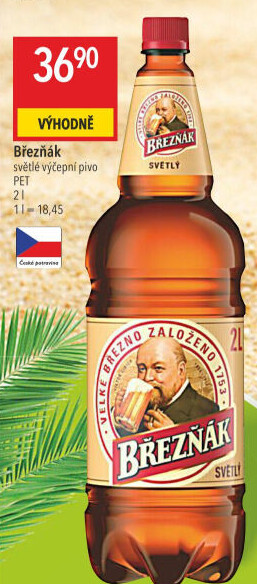 Pivo světlé výčepní 10° Březňák