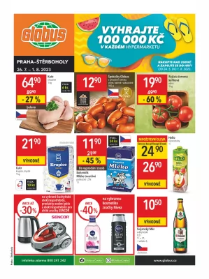 akční leták Globus 26.7.2023-1.8.2023