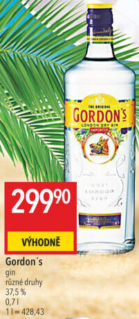 Gin Dry Gordon'