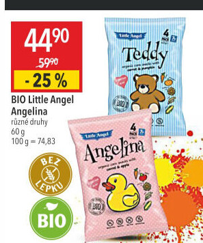 Kukuřičné křupky bez lepku Little Angel