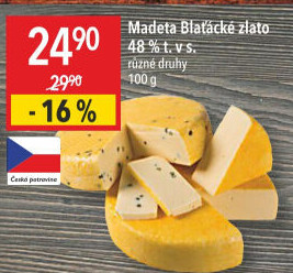 Sýr Blaťácké zlato Madeta
