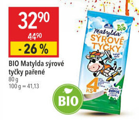 Sýrové tyčky bio Matylda Milko