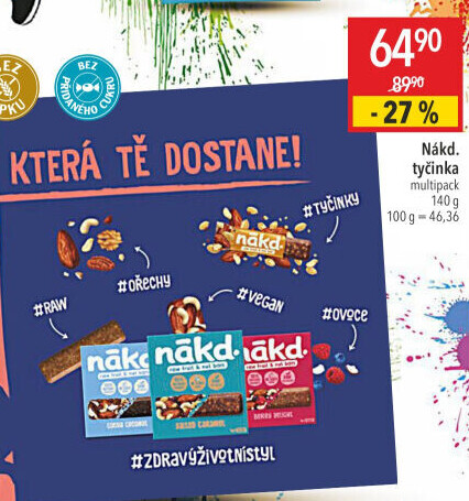Tyčinka bez lepku Nákd