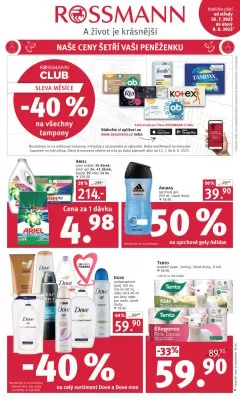 akční leták ROSSMANN drogerie 26.7.2023-8.8.2023