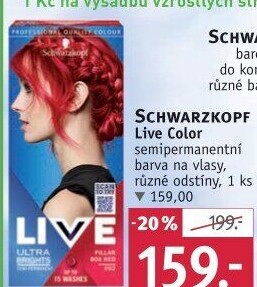 Barva na vlasy Live Colour Schwarzkopf