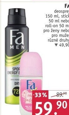 Deodorant sprej Fa