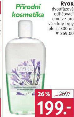 Emulze odličovací dvoufázová Ryor
