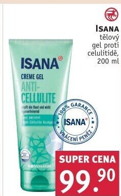 Gel proti celulitidě Isana