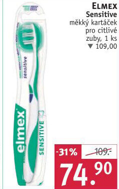 Kartáček na zuby Sensitive Elmex