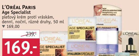 Krém pleťový proti vráskám Age Specialist L'