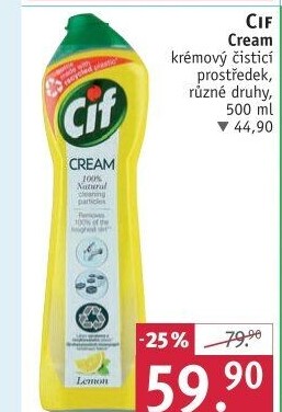 Krémový čistič Cif Cream