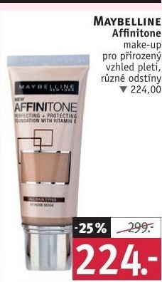 Make up Affinitone Maybelline