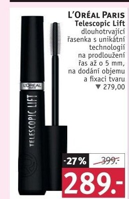 Řasenka Telescopic Lift L'