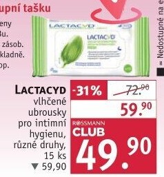 Ubrousky pro intimní hygienu Lactacyd Pharma