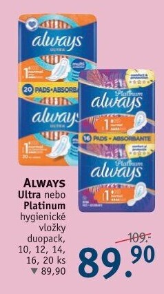 Vložky dámské Ultra Always