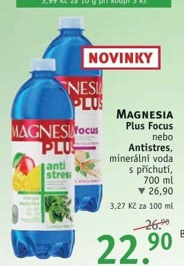 Voda ochucená plus Magnesia